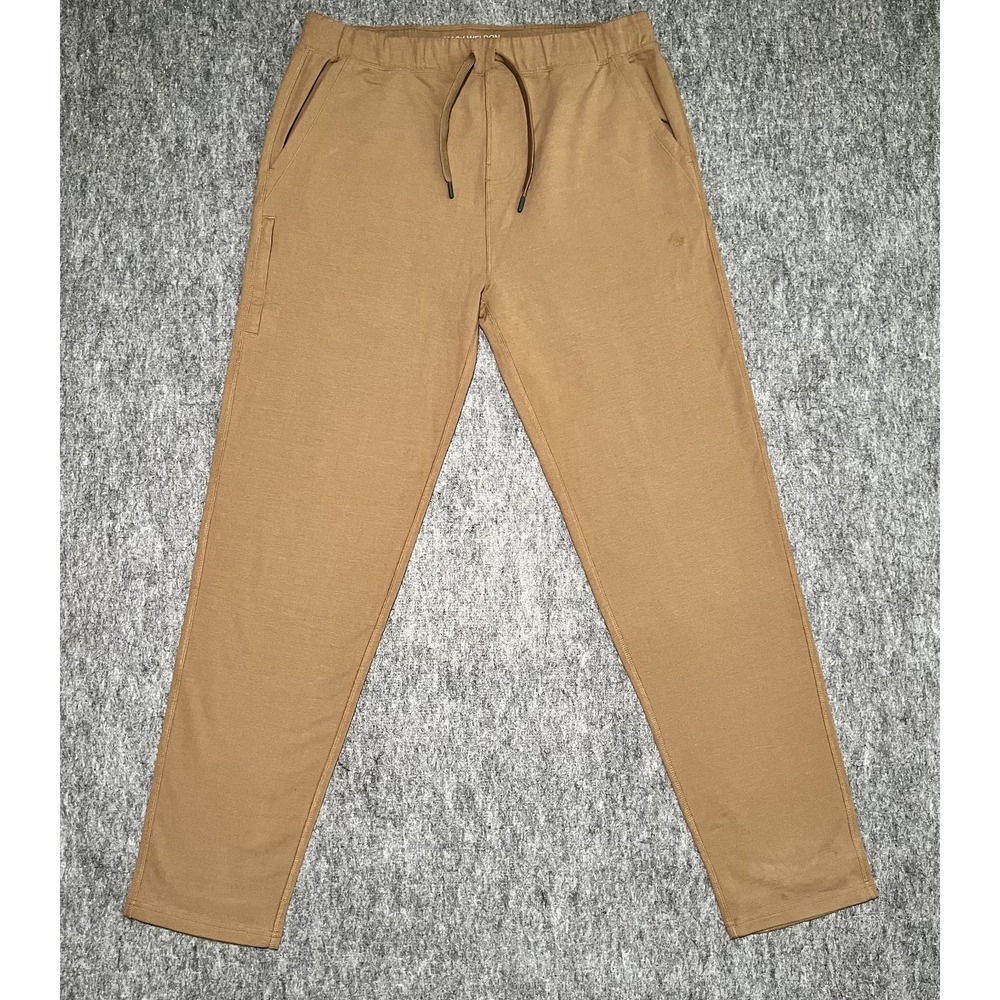 Mack Weldon Ace Sweatpants Men 2XL Tall Brown‎ Joggers Stretch Fit 38x34